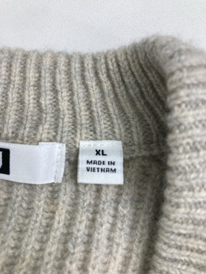 UNIQLO/ユニクロ/ニット/セーター/トップス/ベージュ/XL