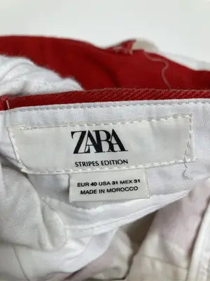 ZARA/ザラ/その他パンツ/パンツ/レッド/40