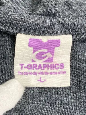 T-GRAPHICS/ティーグラフィックス/Tシャツ/カットソー/トップス/グレー/L