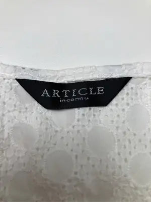 ARTICLE/ワンピース/ワンピース/ドレス/ホワイト/9AR