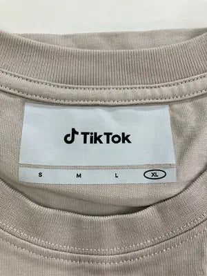 TikTok/Tシャツ/カットソー/トップス/ベージュ/XL