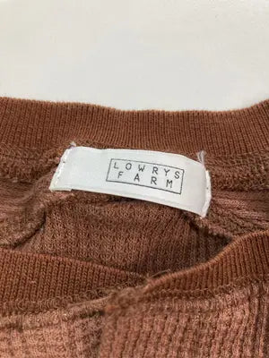 LOWRYS FARM/ローリーズファーム/Tシャツ/カットソー/トップス/ブラウン/M