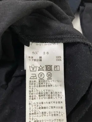 PULLA/Tシャツ/カットソー/トップス/ブラック/36