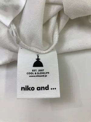 niko and .../ニコアンド/Tシャツ/カットソー/トップス/ホワイト/L