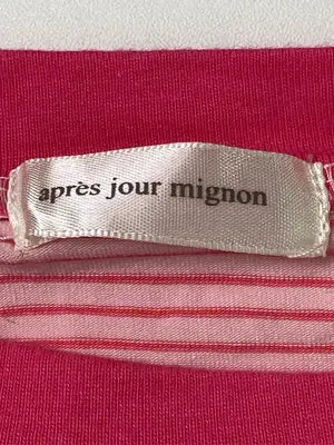 apres jour mignon/アプレジュールミニョン/Tシャツ/カットソー/トップス/ピンク/LL