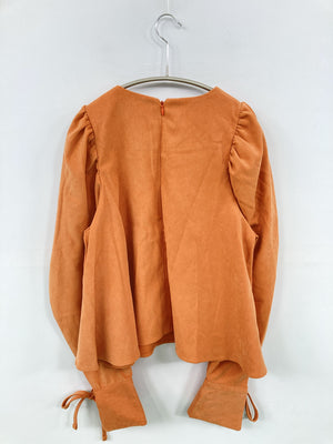 UNE MANSION/ウメマンション/シャツ/ブラウス/トップス/オレンジ/F