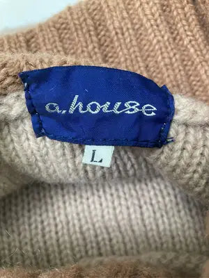 a.house/ニット/セーター/トップス/ベージュ/L