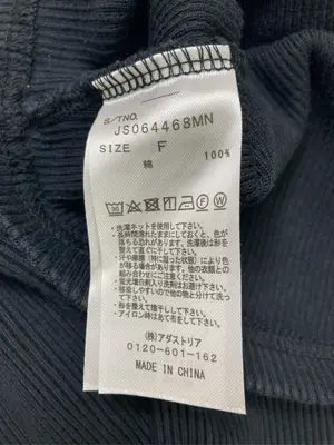 JEANASIS/ジーナシス/Tシャツ/カットソー/トップス/ブラック/F
