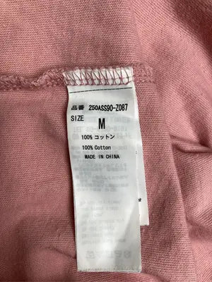 Tシャツ/カットソー/トップス/ピンク/M