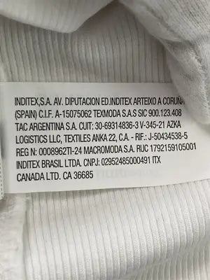 ZARA/ザラ/Tシャツ/カットソー/トップス/ホワイト/USA S