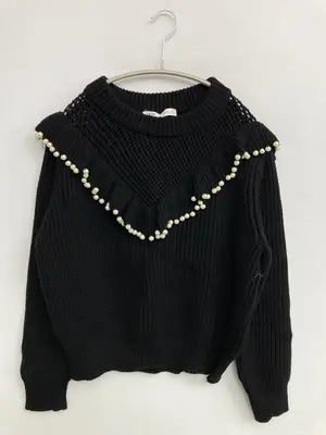 ZARA/ザラ/ニット/セーター/トップス/ブラック/L