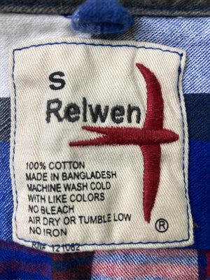 Relwen/シャツ/ブラウス/トップス/ブルー/S