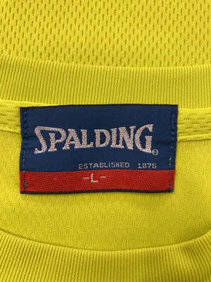 SPALDING/スポルディング/Tシャツ/カットソー/トップス/イエロー/L