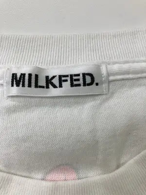 MILK FED./ミルクフェド/Tシャツ/カットソー/トップス/ホワイト/one size