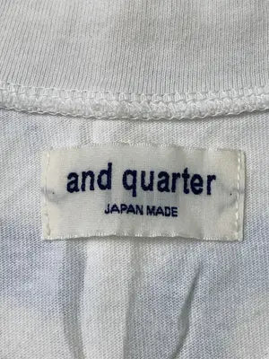and quarter/Tシャツ/カットソー/トップス/ホワイト/1