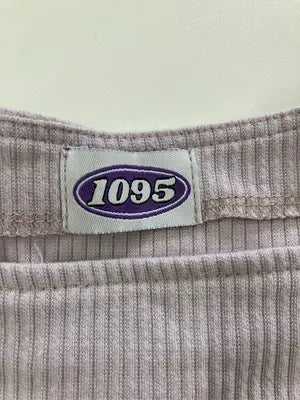 1095/Tシャツ/カットソー/トップス/パープル/L  バスト86～94　身長154～162