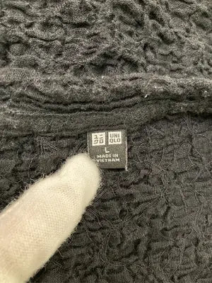 UNIQLO/ユニクロ/Tシャツ/カットソー/トップス/ブラック/L