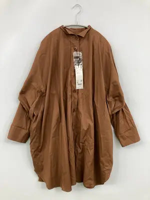 UNIQLO/ユニクロ/シャツワンピース/ワンピース/ドレス/ブラウン/XS