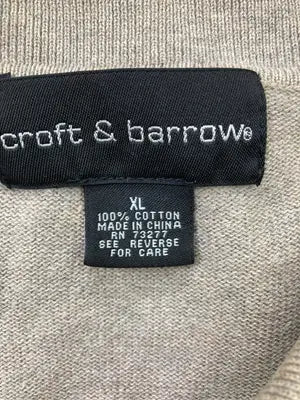 croft&barrow/クラフトアンドバロー/ニット/セーター/トップス/ベージュ/XL