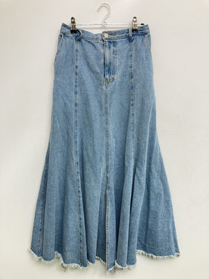SUGAR SPOON/シュガースプーン/デニムスカート/スカート/ブルー/F