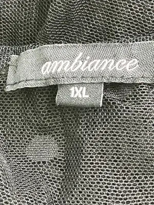 Ambiance/シャツ/ブラウス/トップス/ブラック/1XL