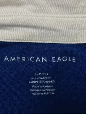 AMERICAN EAGLE/アメリカンイーグル/ポロシャツ/トップス/ブルー/S