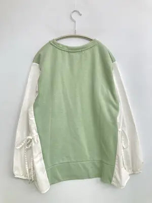 ikka/イッカ/Tシャツ/カットソー/トップス/ライトグリーン/L