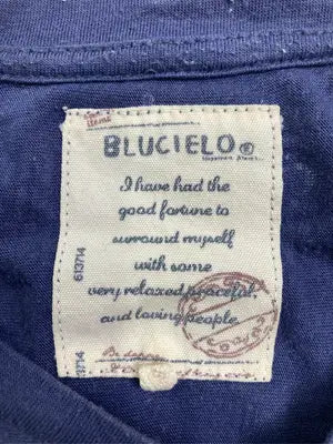 BLUCIELO/Tシャツ/カットソー/トップス/ブルー/M