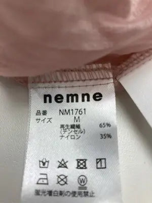 nemne/ネンネ/シャツ/ブラウス/トップス/ピンク/M