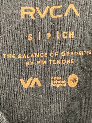 RVCA/ルーカ/Tシャツ/カットソー/トップス/ブラック/S