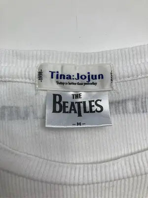 TINA:JOJUN/ティーナジョジュン/Tシャツ/カットソー/トップス/ホワイト/M