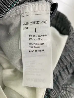 AZUL by MOUSSY/アズールバイマウジー/スラックス/パンツ/グレー/L