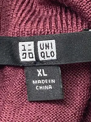 UNIQLO/ユニクロ/ニット/セーター/トップス/レッド/XL