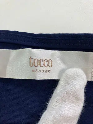 tocco closet/シャツ/ブラウス/トップス/ネイビー/M-L