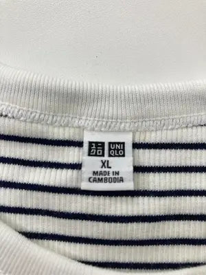 UNIQLO/ユニクロ/Tシャツ/カットソー/トップス/ホワイト/XL
