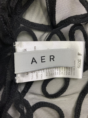 AER/カーディガン/ボレロ/トップス/ブラック/F