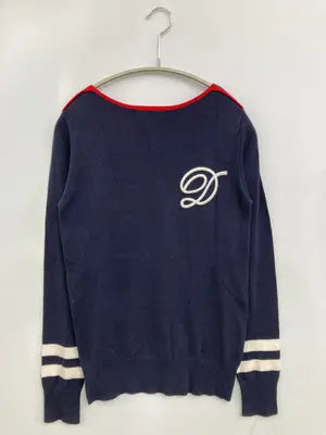 DOUBLE STANDARD CLOTHING/ダブルスタンダードクロージング/ニット/セーター/トップス/ネイビー/38
