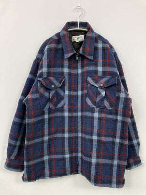 シャツ/ブラウス/トップス/ブルー/L