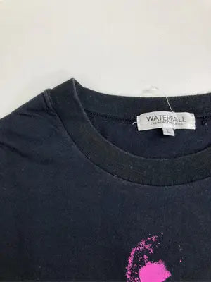 WATERFALL/Tシャツ/カットソー/トップス/ブラック/L