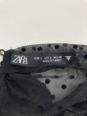 ZARA/ザラ/シャツ/ブラウス/トップス/ブラック/L