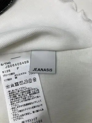 JEANASIS/ジーナシス/Tシャツ/カットソー/トップス/ブラック/F