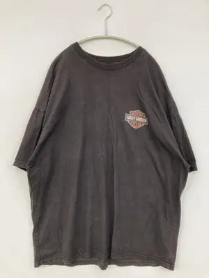 L.GREY/Tシャツ/カットソー/トップス/ブラック