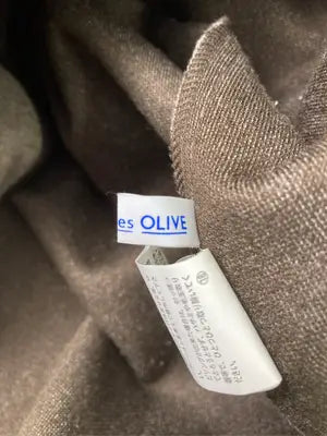 OLIVE des OLIVE/オリーブデオリーブ/ノーカラージャケット/ジャケット/アウター/ベージュ/M