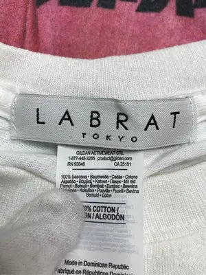 LABRAT TOKYO/Tシャツ/カットソー/トップス/ホワイト/L