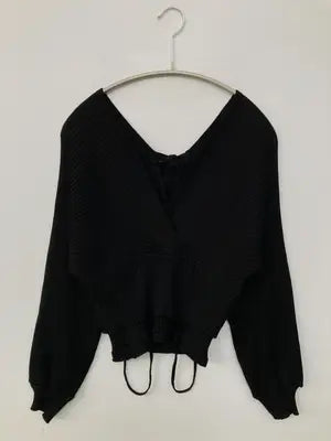 ニット/セーター/トップス/ブラック/ONE-SIZE