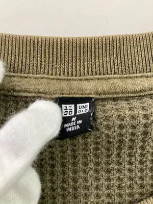 UNIQLO/ユニクロ/Tシャツ/カットソー/トップス/カーキ/M