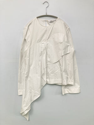 ZARA/ザラ/シャツ/ブラウス/トップス/ホワイト/EUR S/USA S/MEX 26