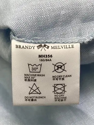 BRANDY MELVILLE/ブランディーメルビル/シャツ/ブラウス/トップス/スカイブルー/160/84A