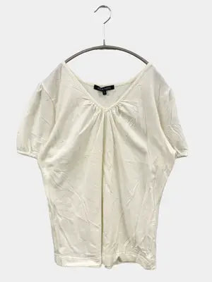 elliene logette/Tシャツ/カットソー/トップス/アイボリー/LL