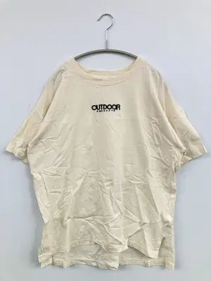 OUTDOOR/アウトドア/Tシャツ/カットソー/トップス/アイボリー/L